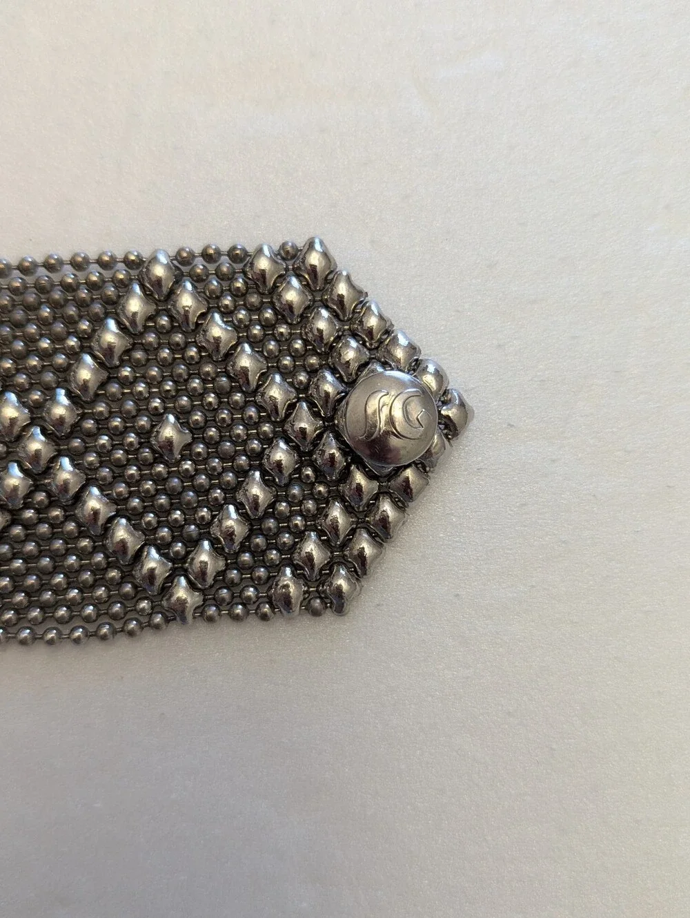 Silver-Tone Beaded Statement Bracelet - Women's Jewelry